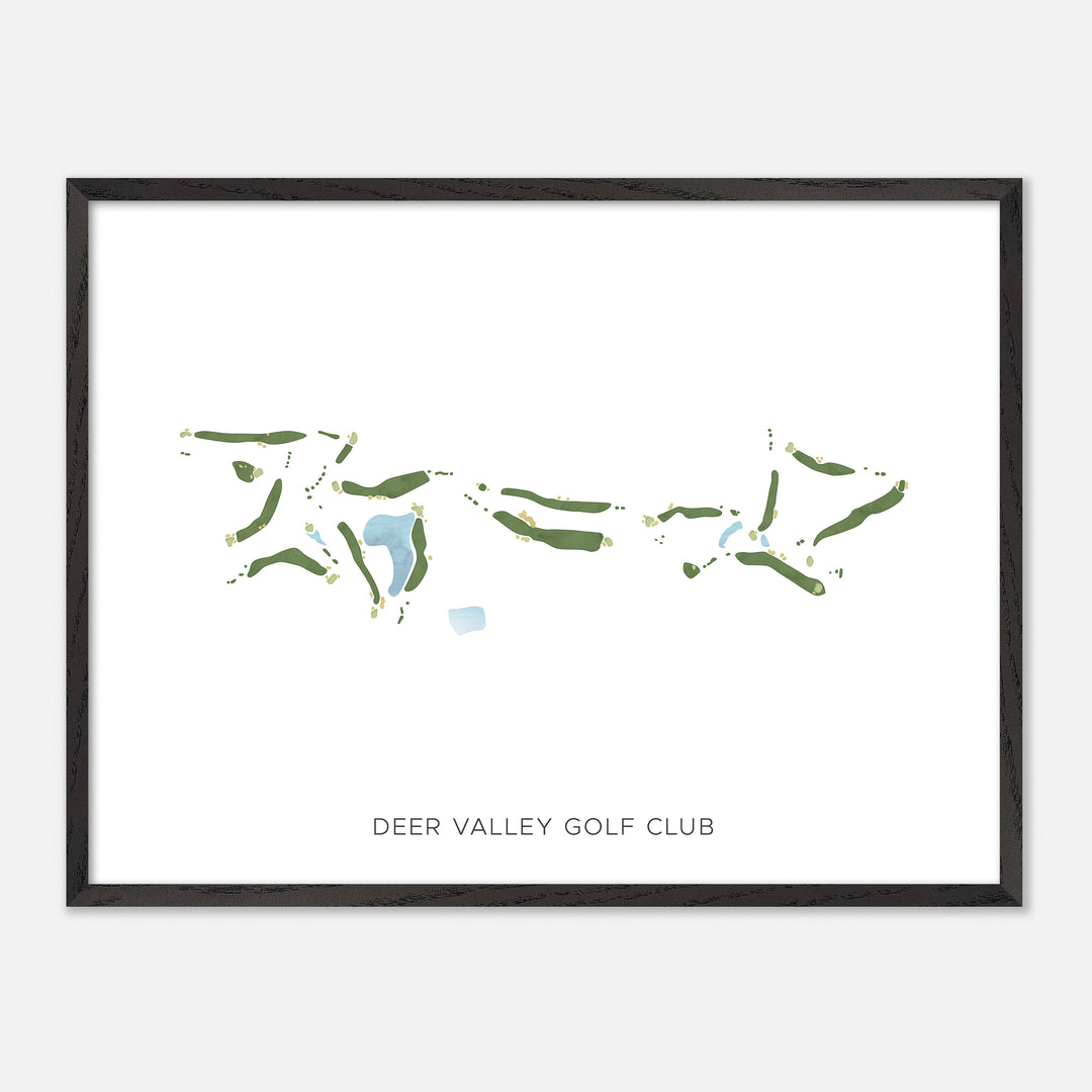 Print of Deer Valley Golf Club Modern Map