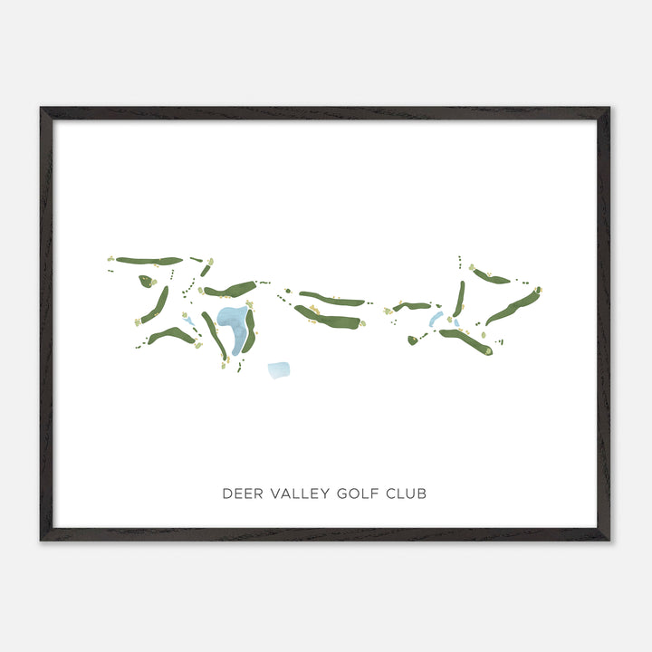 Print of Deer Valley Golf Club Modern Map