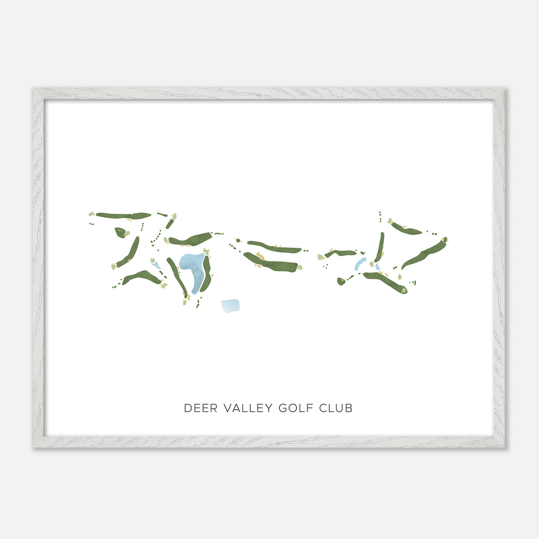 Print of Deer Valley Golf Club Modern Map