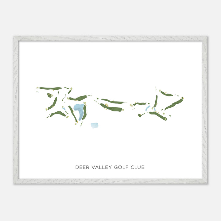 Print of Deer Valley Golf Club Modern Map