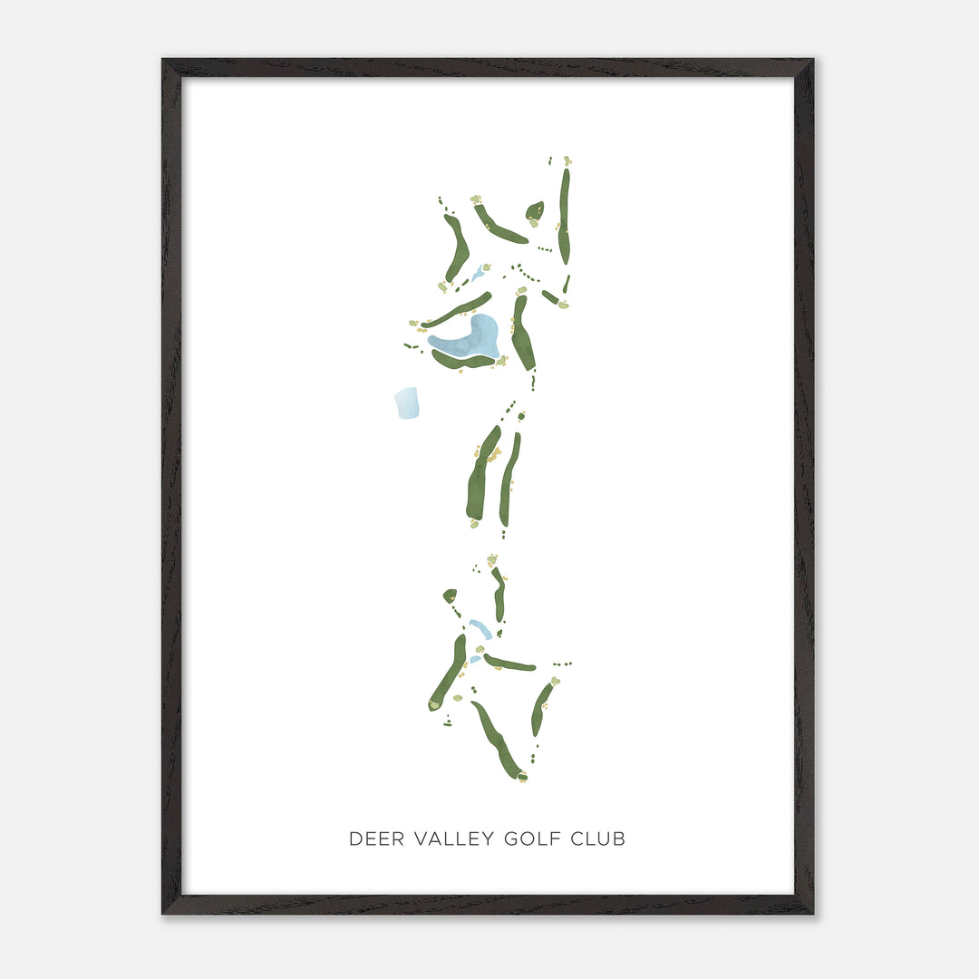 Print of Deer Valley Golf Club Modern Map