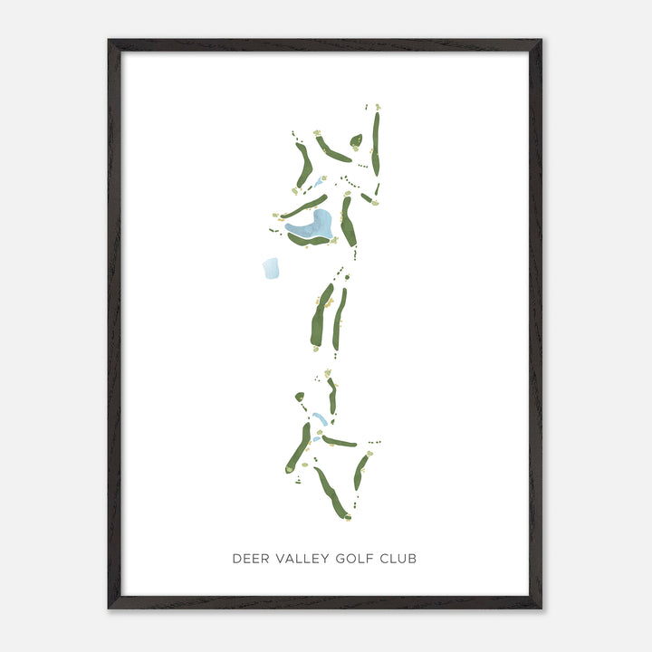 Print of Deer Valley Golf Club Modern Map