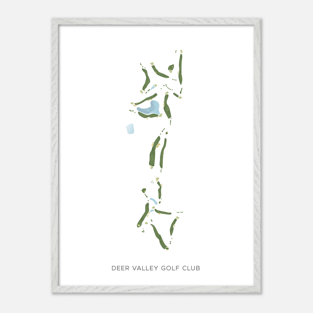 Print of Deer Valley Golf Club Modern Map