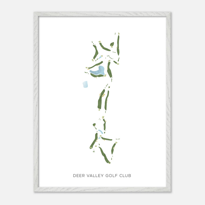 Print of Deer Valley Golf Club Modern Map