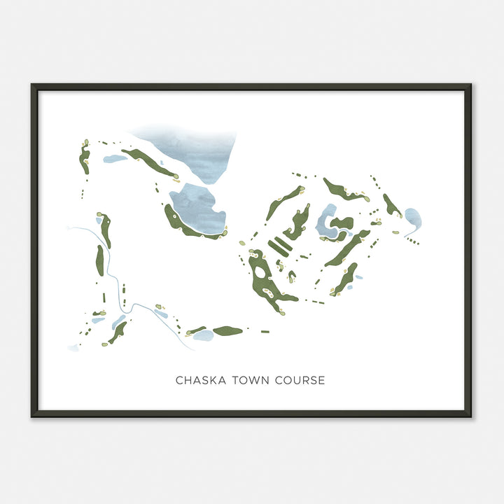Print of Chaska Town Course Modern Map