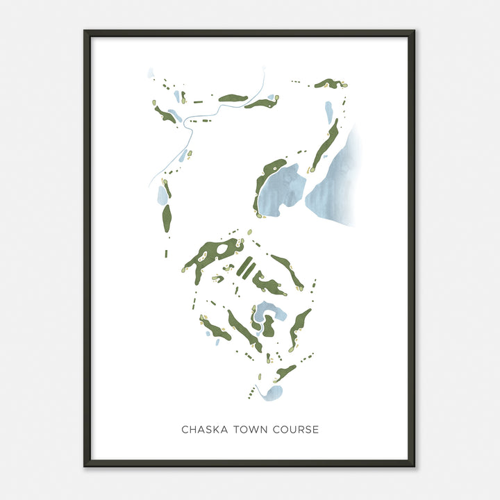 Print of Chaska Town Course Modern Map