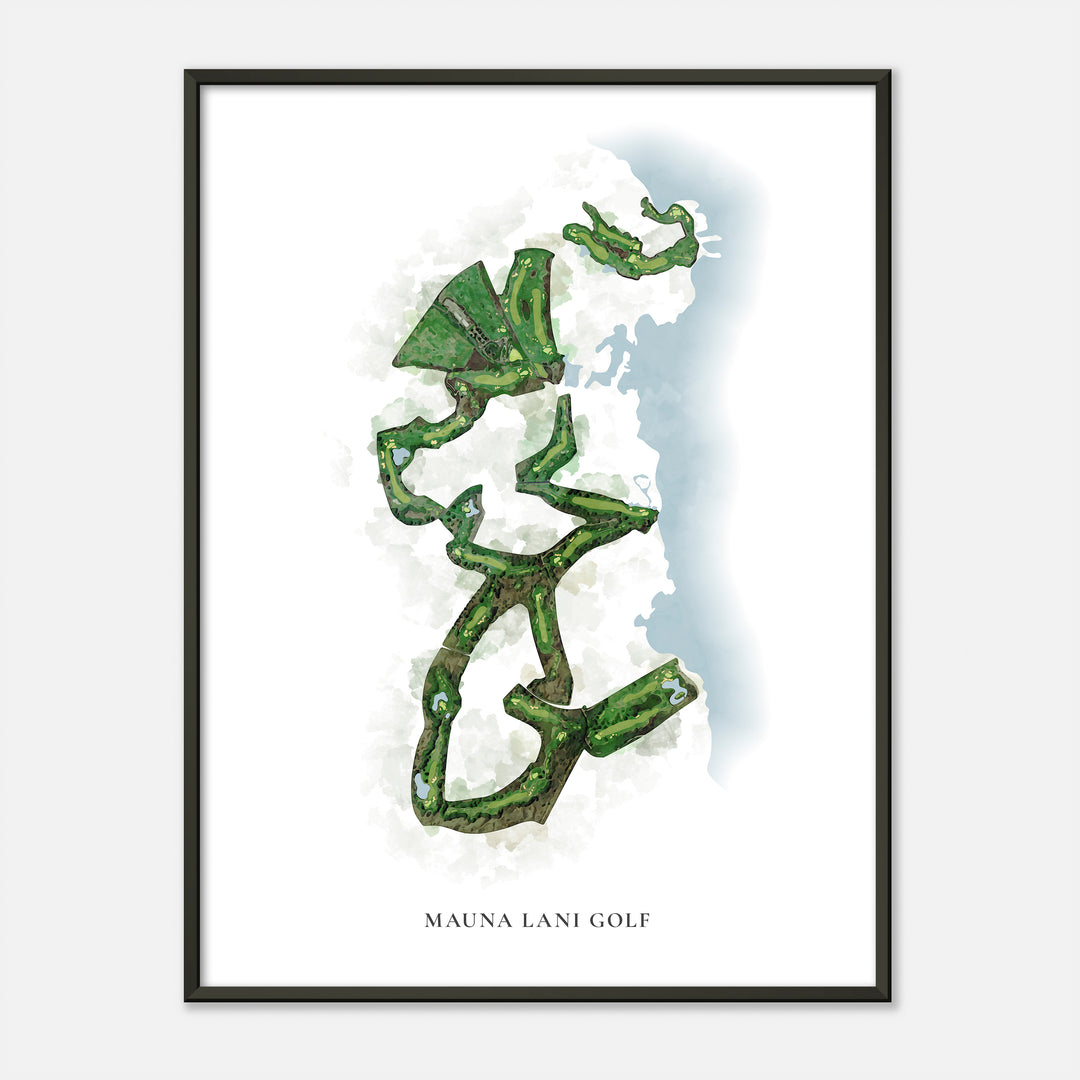 Print of Mauna Lani Golf Classic Map
