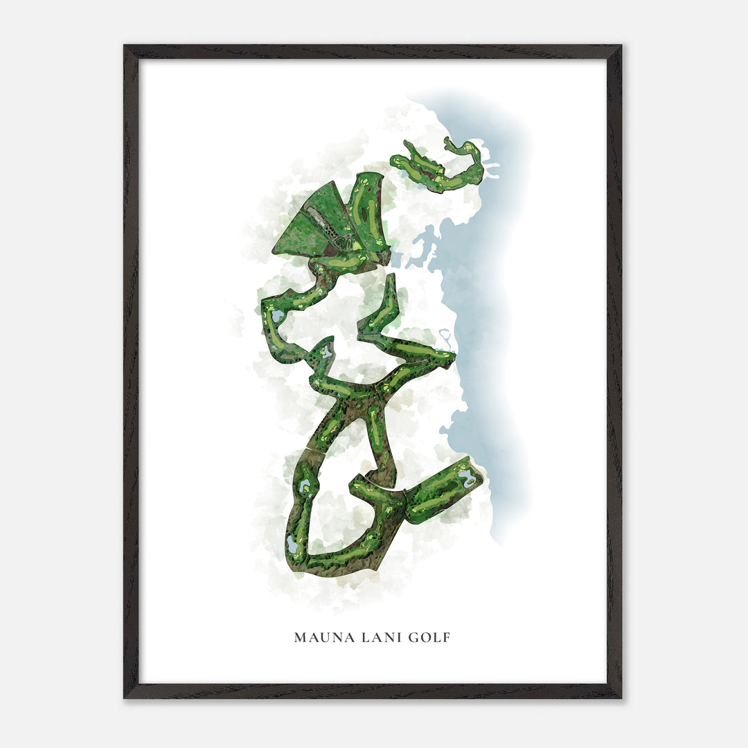 Print of Mauna Lani Golf Classic Map