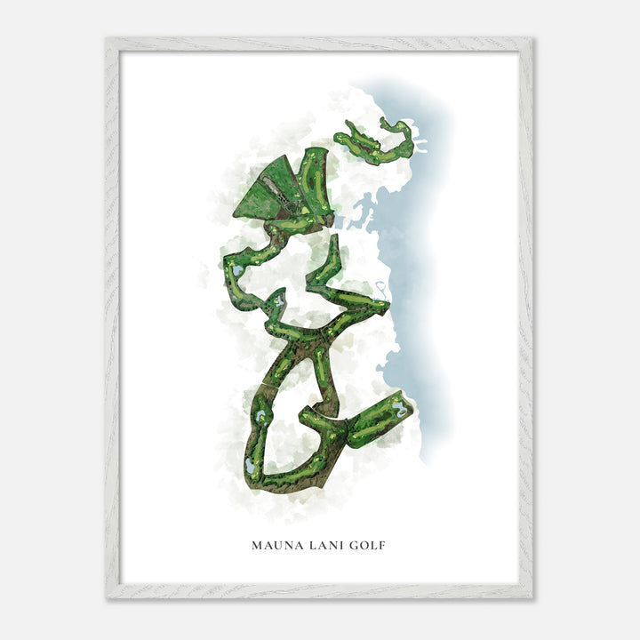 Print of Mauna Lani Golf Classic Map