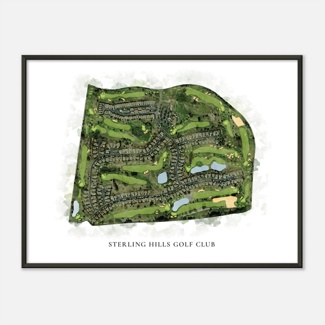 Print of Sterling Hills Golf Club Classic Map
