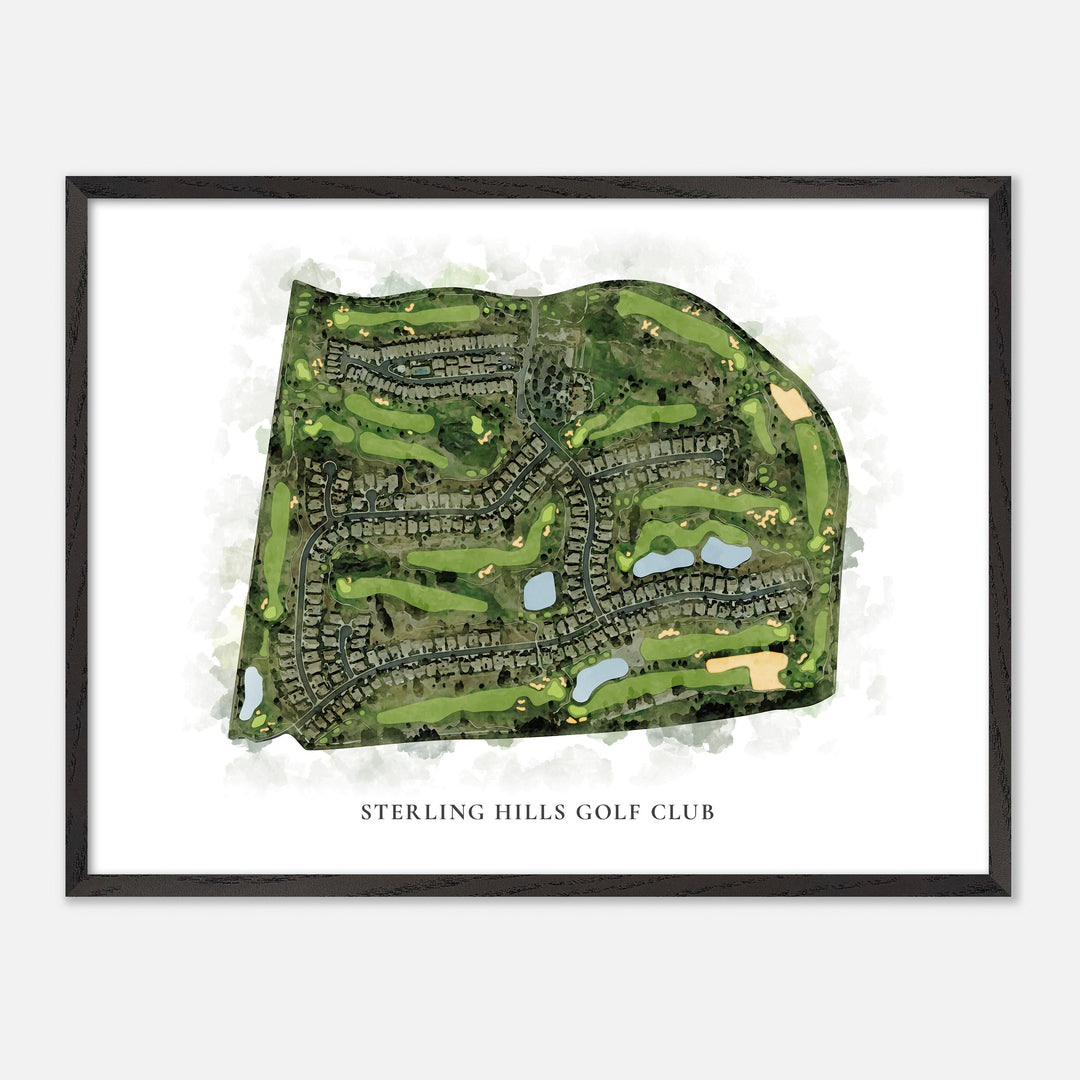 Print of Sterling Hills Golf Club Classic Map