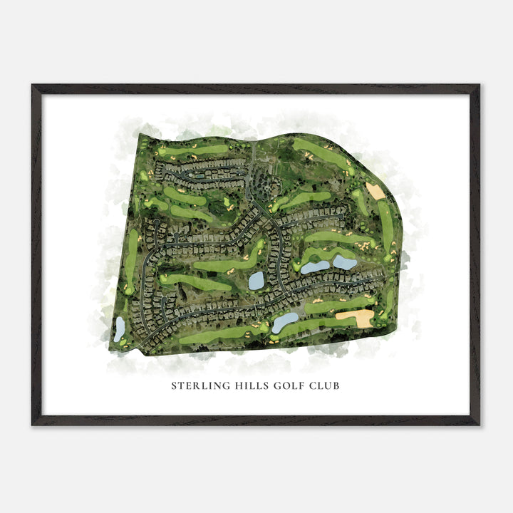 Print of Sterling Hills Golf Club Classic Map