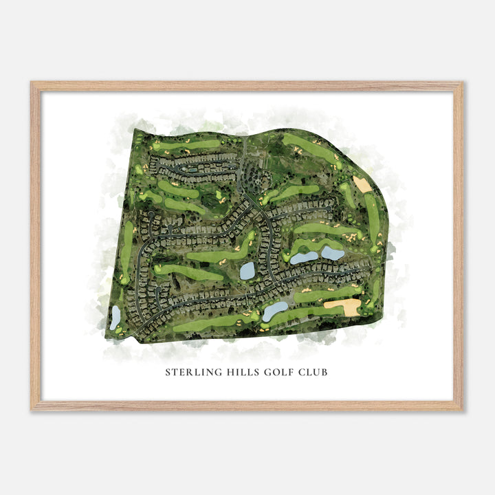 Print of Sterling Hills Golf Club Classic Map