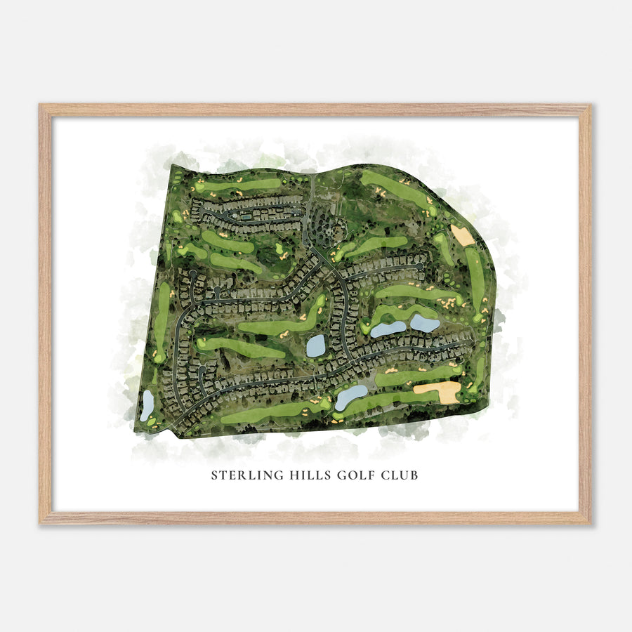 Print of Sterling Hills Golf Club Classic Map