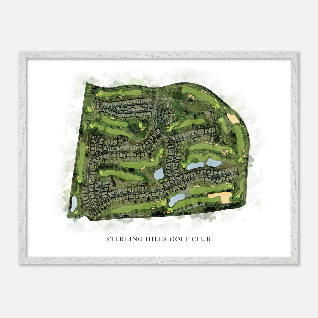 Print of Sterling Hills Golf Club Classic Map