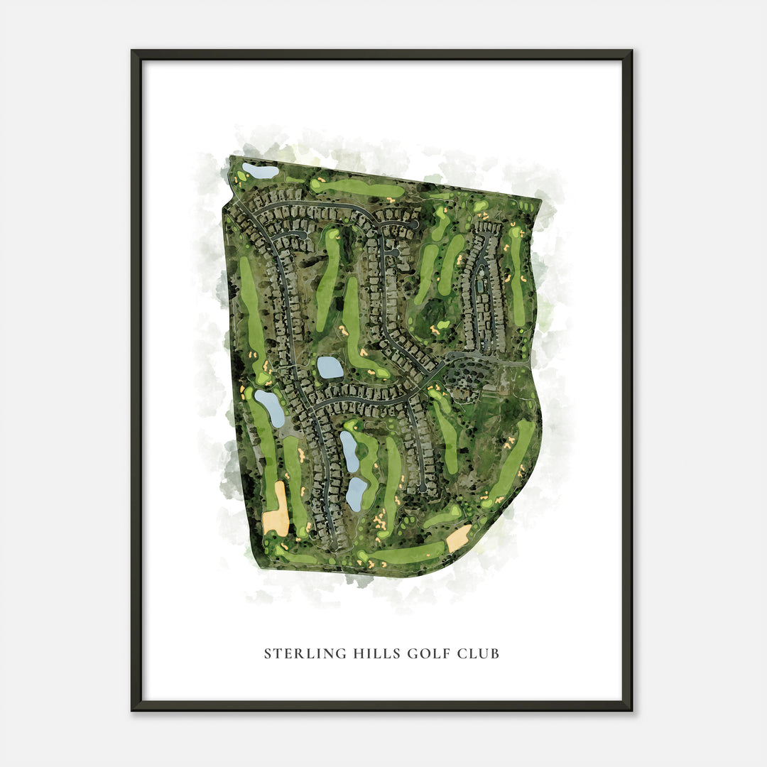 Print of Sterling Hills Golf Club Classic Map
