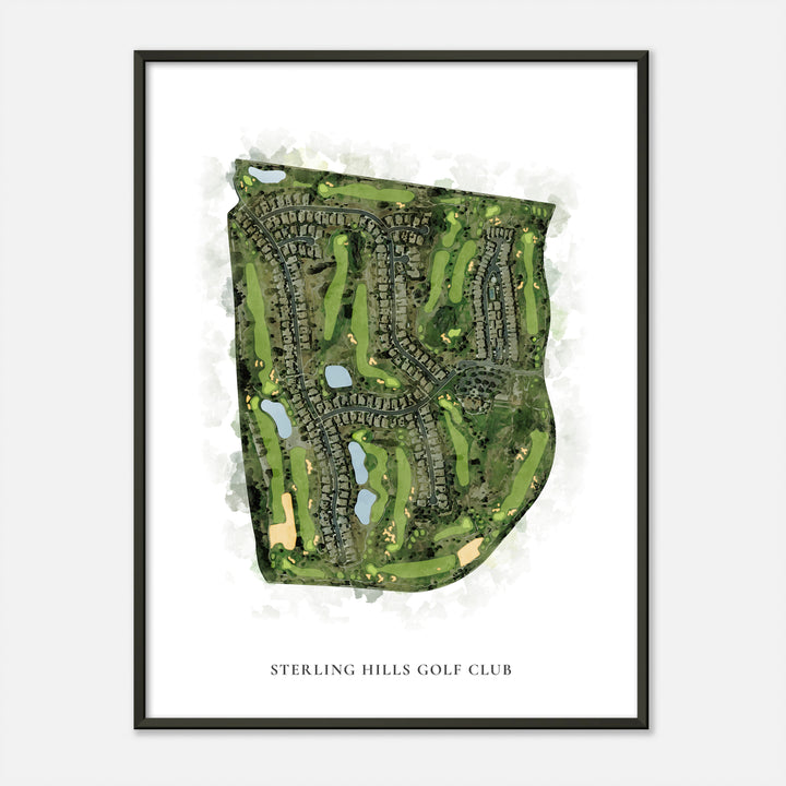 Print of Sterling Hills Golf Club Classic Map
