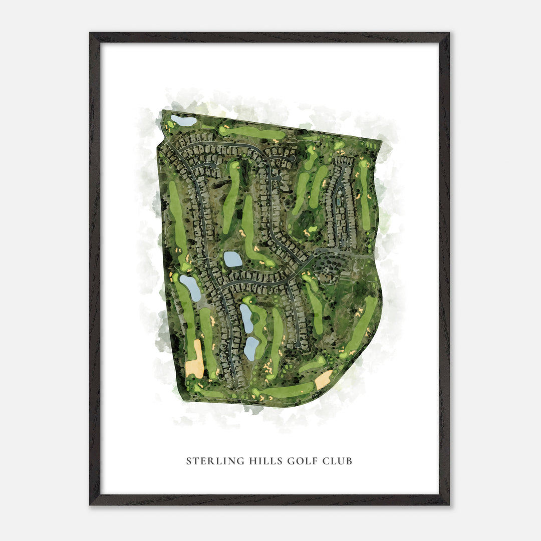 Print of Sterling Hills Golf Club Classic Map