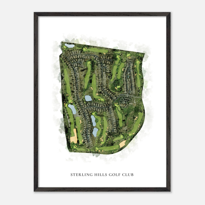 Print of Sterling Hills Golf Club Classic Map