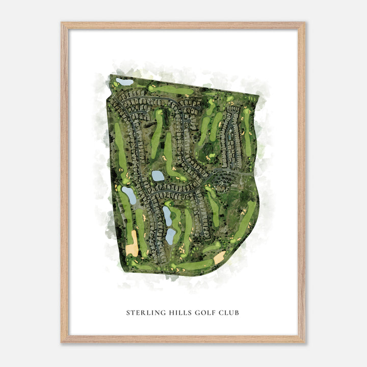 Print of Sterling Hills Golf Club Classic Map