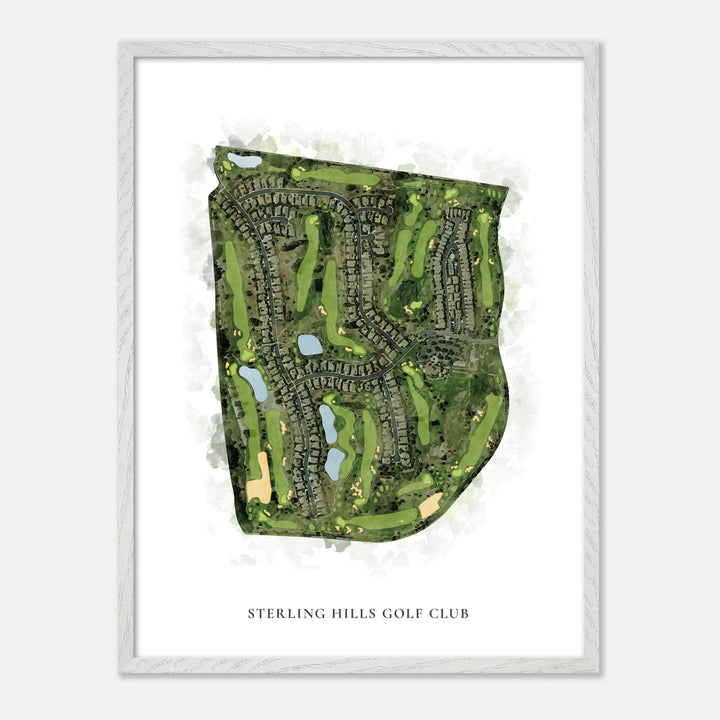 Print of Sterling Hills Golf Club Classic Map