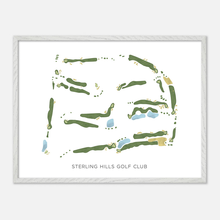 Print of Sterling Hills Golf Club Modern Map