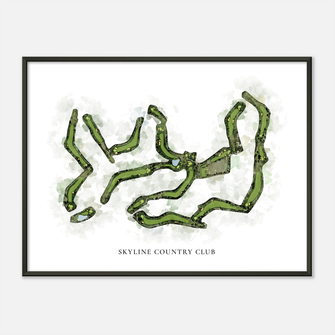 Print of Skyline Country Club Classic Map