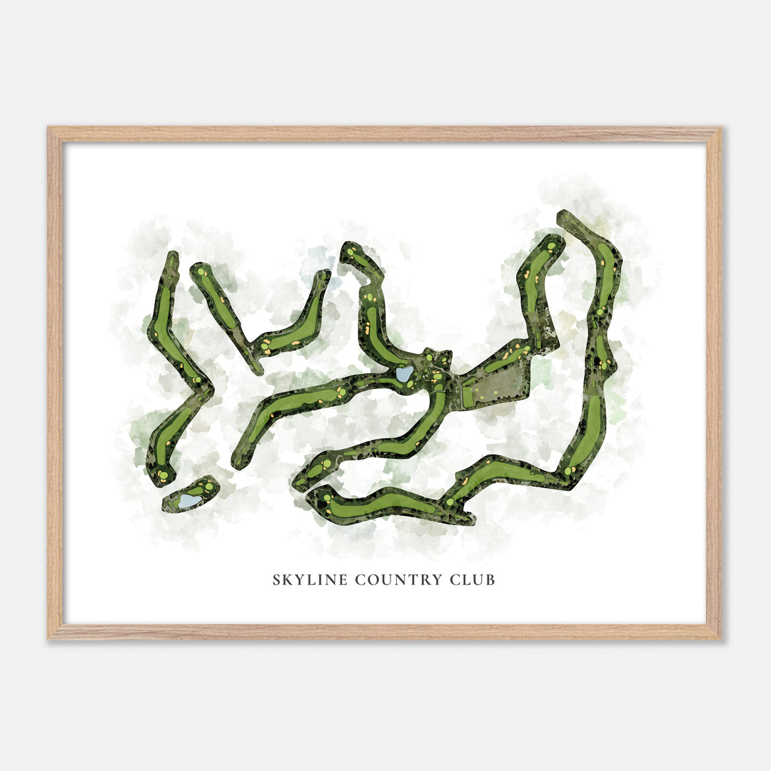 Print of Skyline Country Club Classic Map