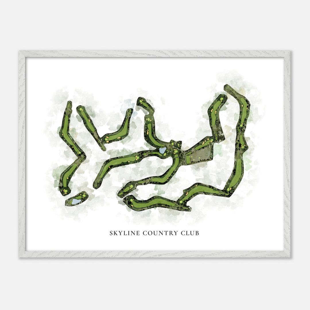 Print of Skyline Country Club Classic Map