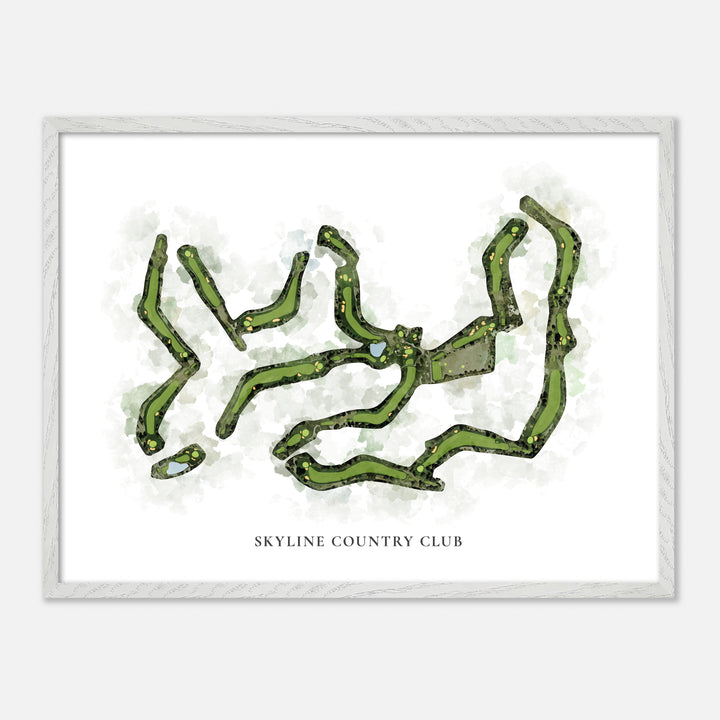 Print of Skyline Country Club Classic Map