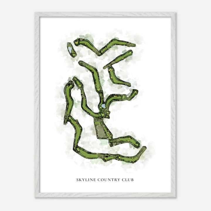 Print of Skyline Country Club Classic Map