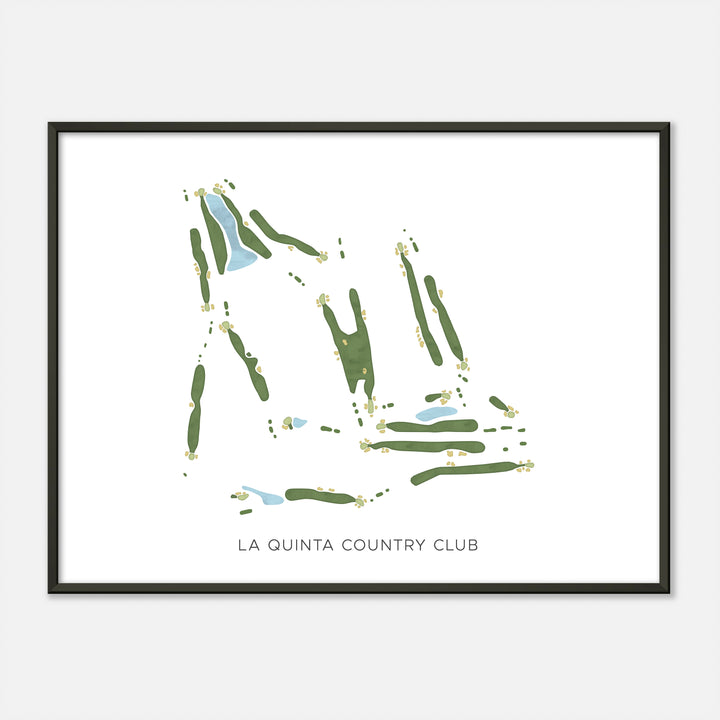 Print of La Quinta Country Club Modern Map