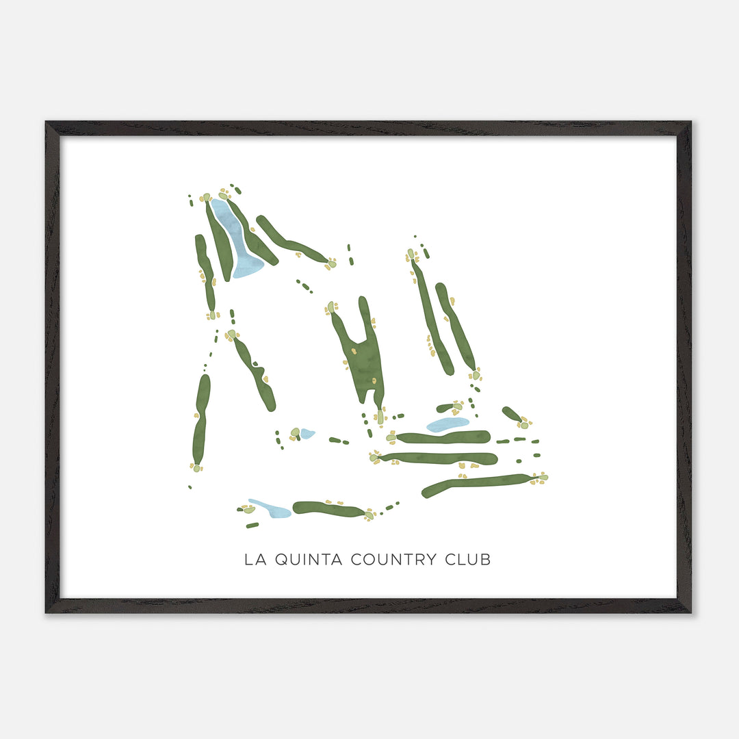 Print of La Quinta Country Club Modern Map
