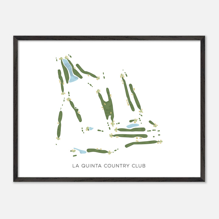 Print of La Quinta Country Club Modern Map