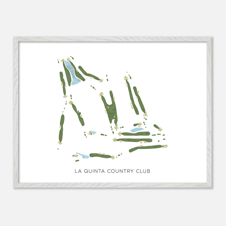 Print of La Quinta Country Club Modern Map