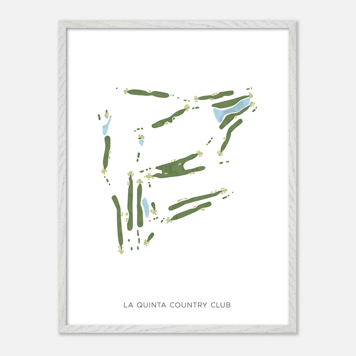 Print of La Quinta Country Club Modern Map