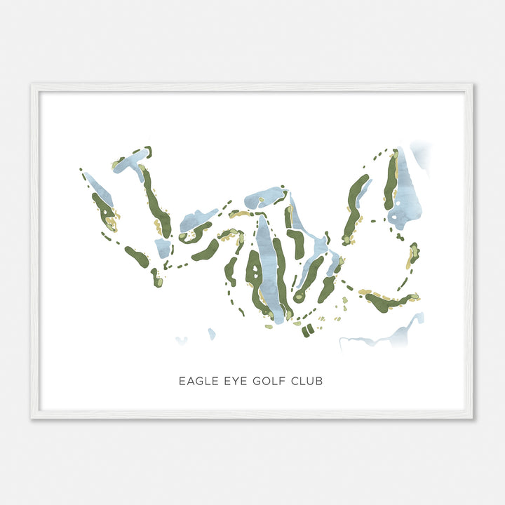 Print of Eagle Eye Golf Club Modern Map