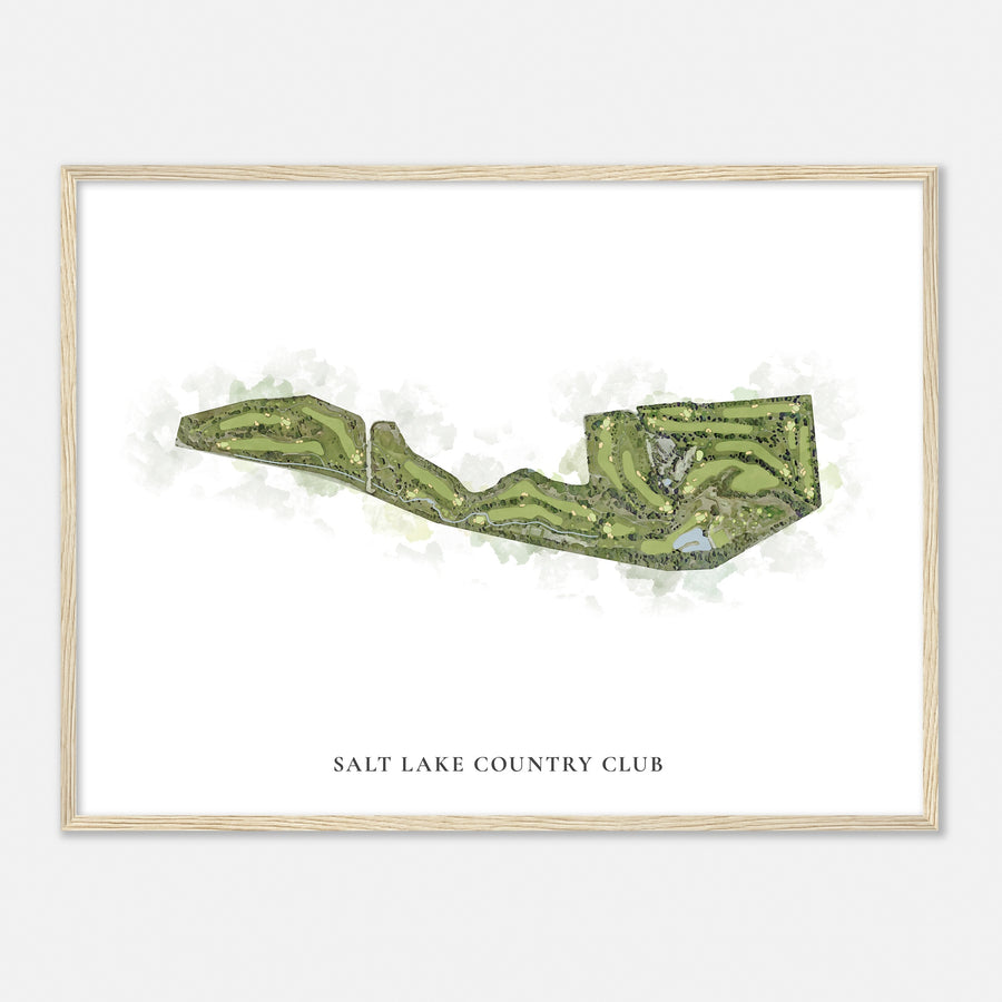 Print of Salt Lake Country Club Classic Map