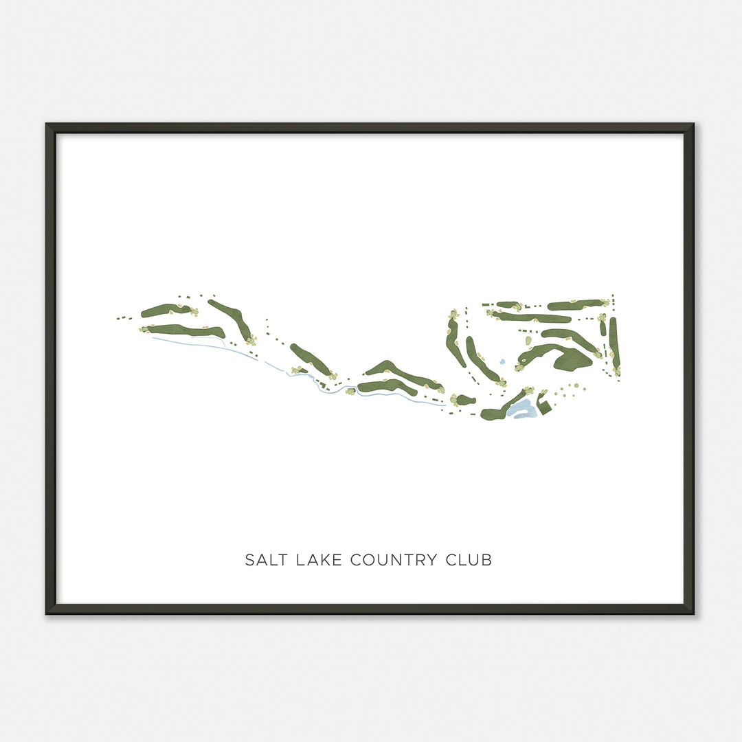 Print of Salt Lake Country Club Modern Map