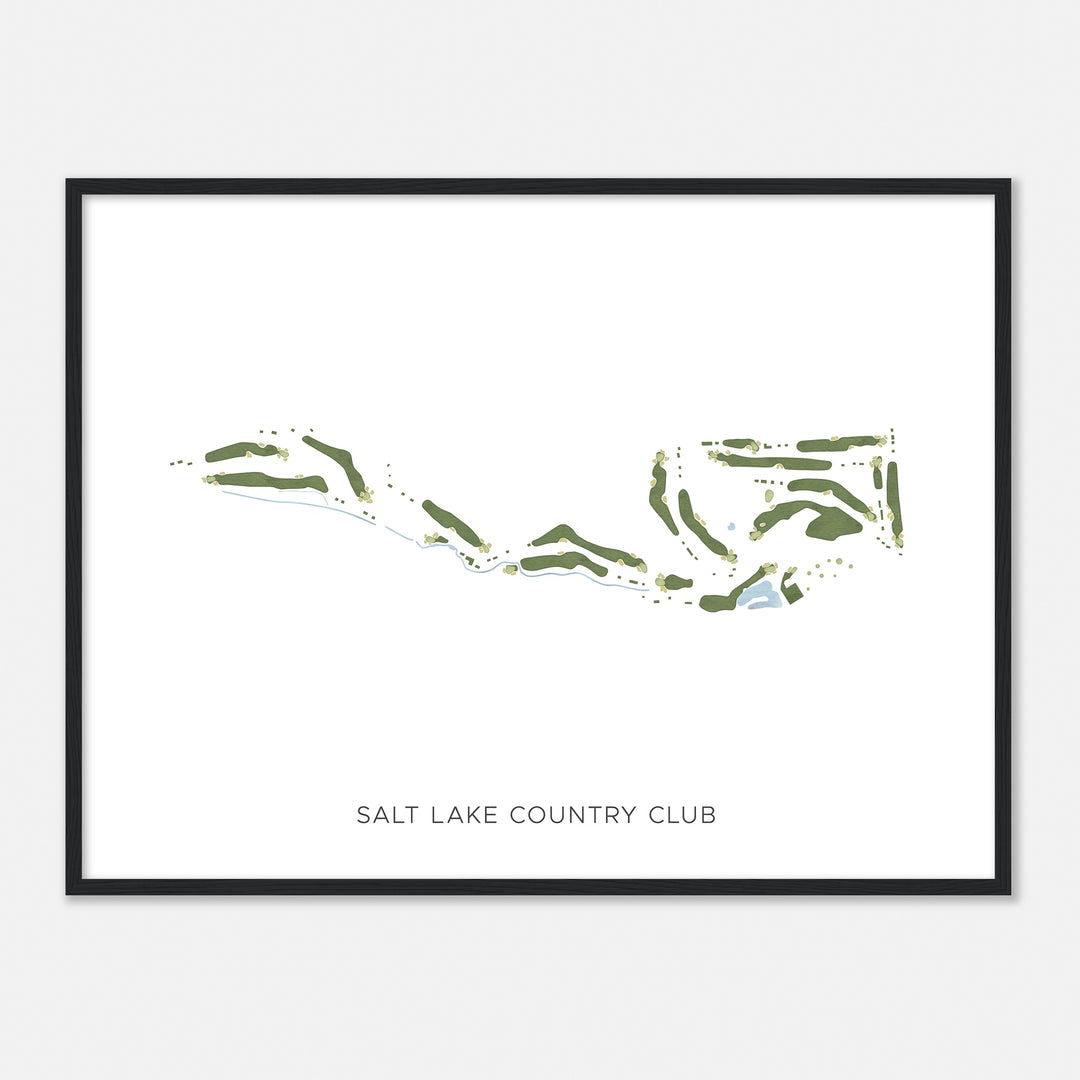 Print of Salt Lake Country Club Modern Map