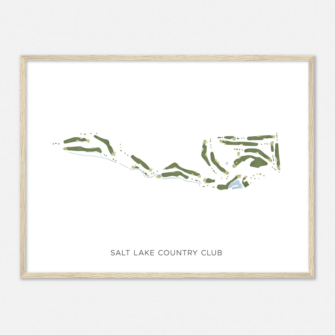 Print of Salt Lake Country Club Modern Map