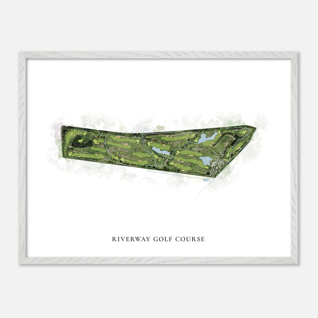 Print of Riverway Golf Course Classic Map