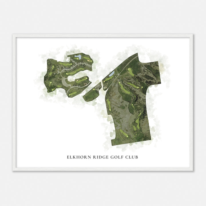 Print of Elkhorn Ridge Golf Club Classic Map