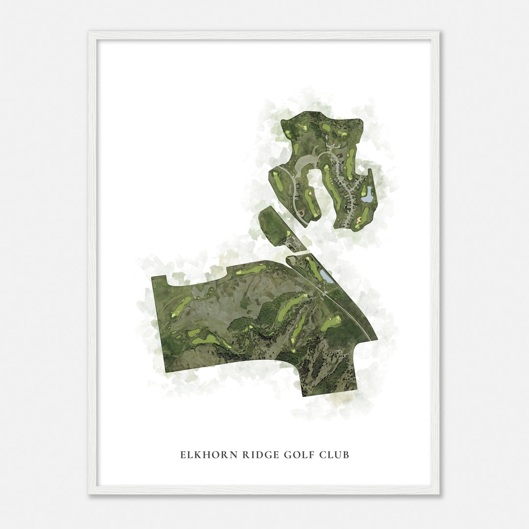 Print of Elkhorn Ridge Golf Club Classic Map