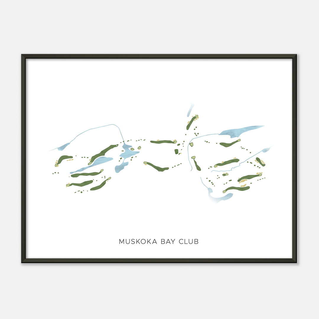 Print of Muskoka Bay Club Modern Map