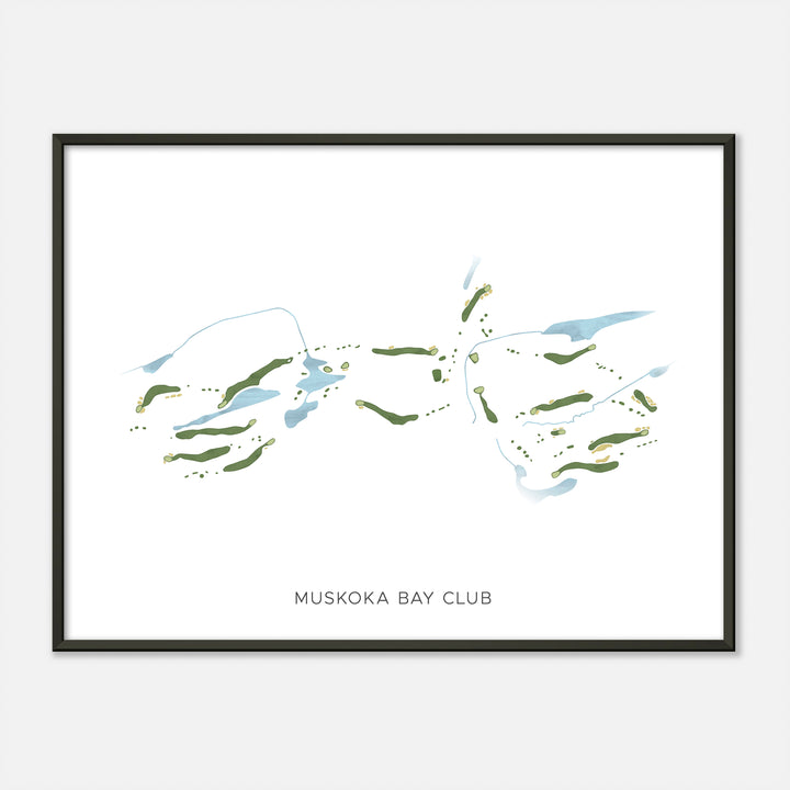 Print of Muskoka Bay Club Modern Map