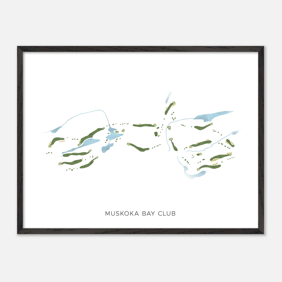 Print of Muskoka Bay Club Modern Map