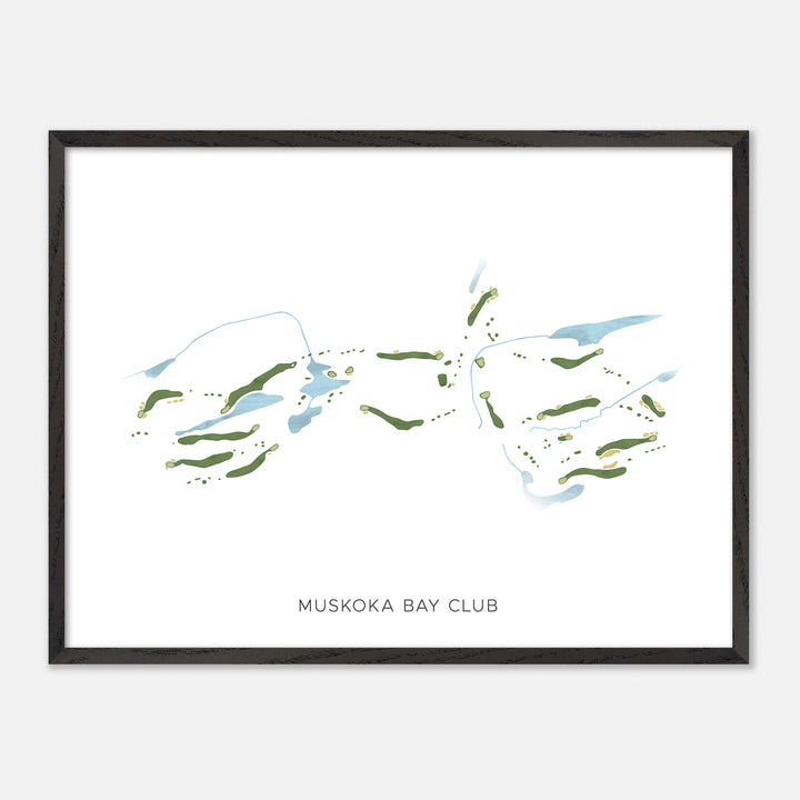 Print of Muskoka Bay Club Modern Map