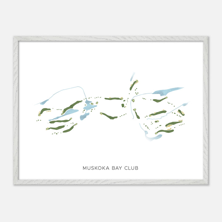 Print of Muskoka Bay Club Modern Map