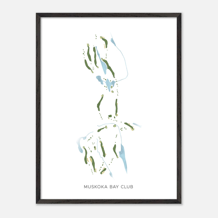Print of Muskoka Bay Club Modern Map